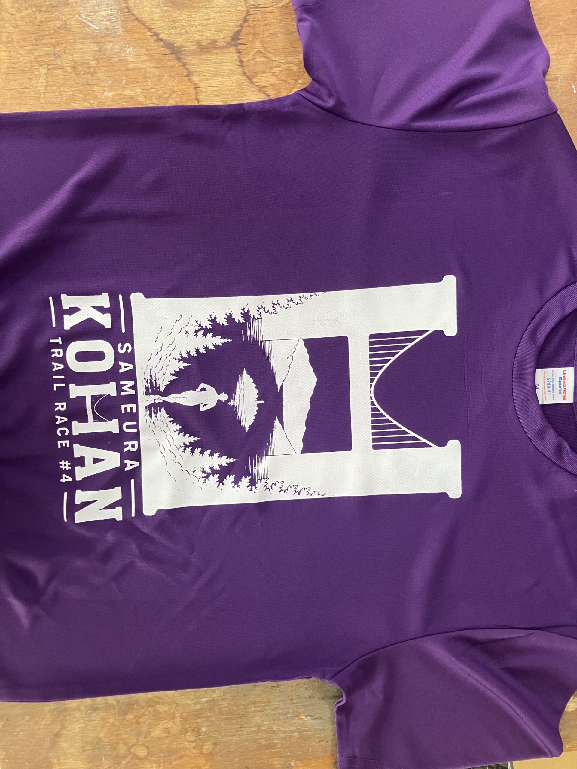 第4回さめうらの郷 湖畔トレイルレースの大会記念Tシャツ